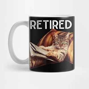 Retired Not My Funny Problem Gifts Anymore Cat Retirement Mug